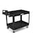 Toter Utility Cart - Lipped Top and Ergonomic Handle 43.7x25.6x33.5 - Black UCL00-E - alternate 1